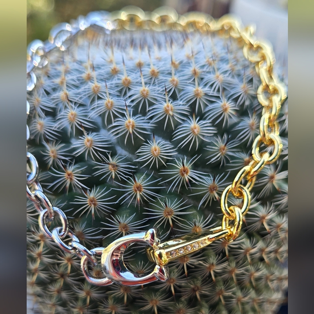 Coach Two-Tone Gold and Silver Bracelet - Picture 6 of 7